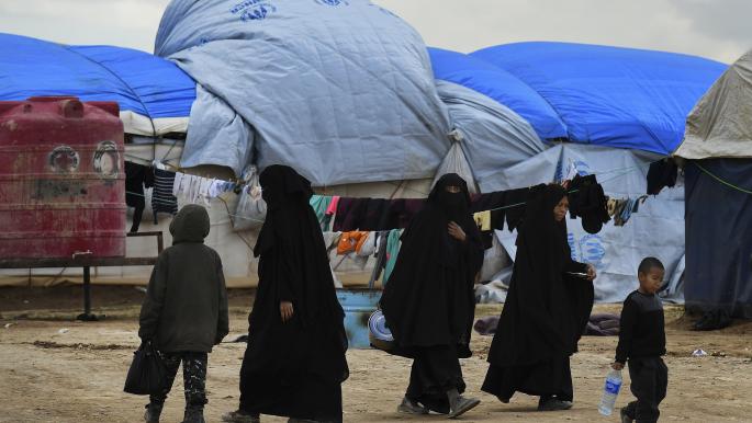 160 عائلة عراقية تغادر مخيم الهول السوري