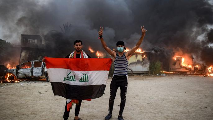 العراق: احتجاجات ليلية ومطاردات لمتظاهرين في الناصرية