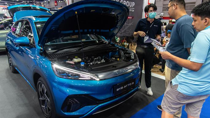 Chinese electric car giant BYD has tripled its profit
