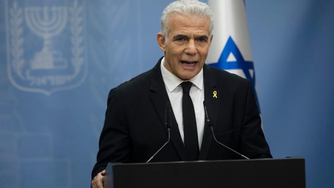 لبيد: إسرائيل تشهد انهياراً في علاقاتها الخارجية بسبب حكومة مهملة
