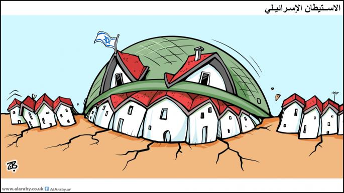 كاريكاتير الاستيطان الاسرائيلي / حجاج