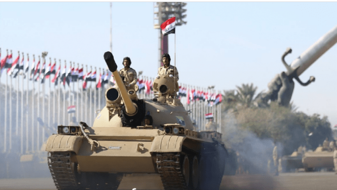 رسائل استعراض الجيش العراقي في الذكرى المائوية لتأسيسه