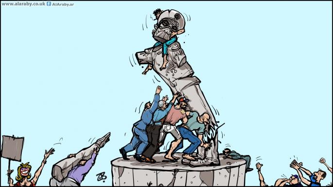 كاريكاتير عودة الدكتاتورية / حجاج