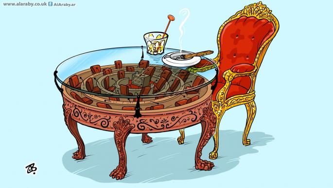كاريكاتير برلمان ديكور / حجاج