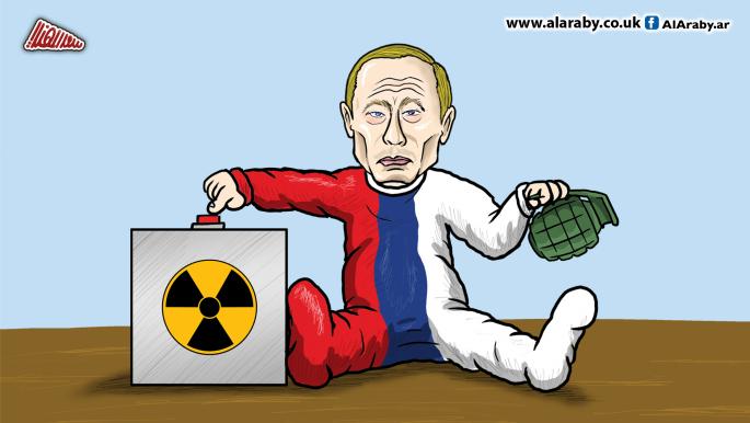 كاريكاتير عبث بوتين / المهندي