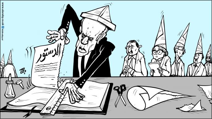 كاريكاتير دستور سعيد / كاريكاتير 