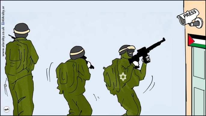كاريكاتير الصحافة الفلسطينية / عبيد