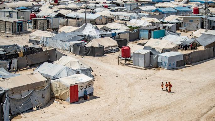 وفد أمني عراقي يزور مخيم الهول شرقي سورية