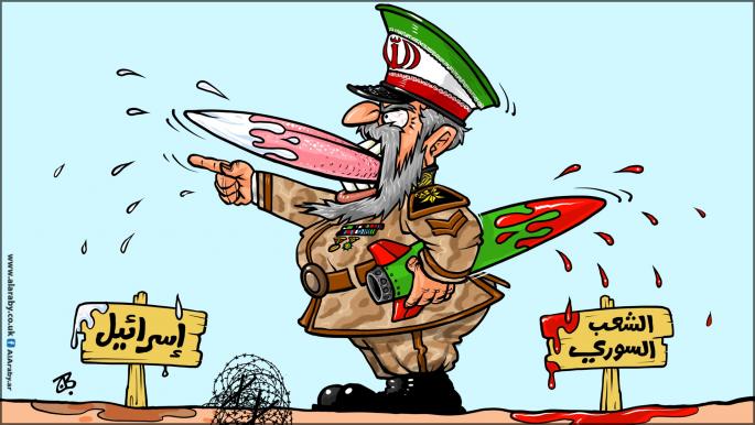 كاريكاتير تهديدات ايران / حجاج