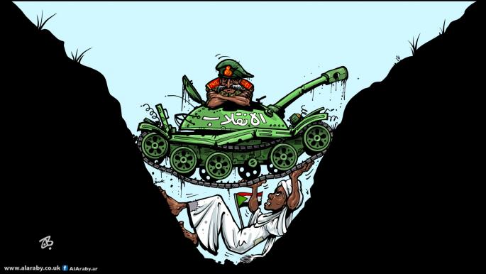 كاريكاتير انقلاب السودان / حجاج