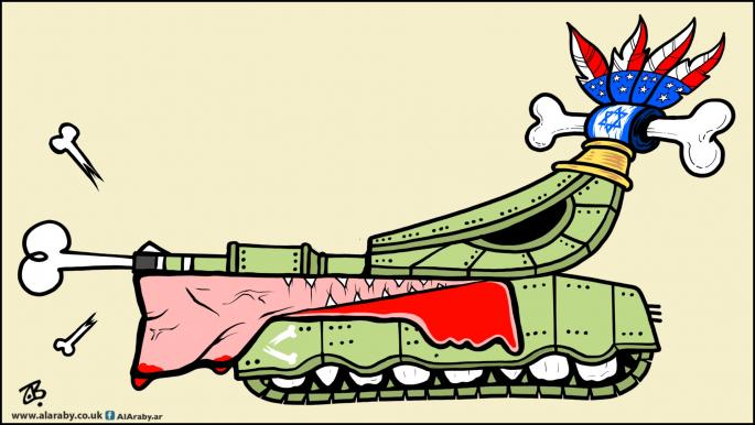 كاريكاتير بربرية إسرائيل / حجاج