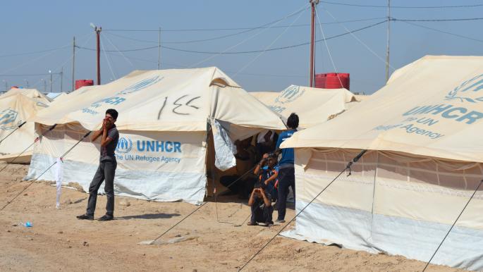 العراق: وفاة امرأة و3 أطفال بحريق في مخيم للنازحين