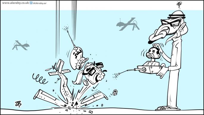 كاريكاتير سقوط حفتر / حجاج