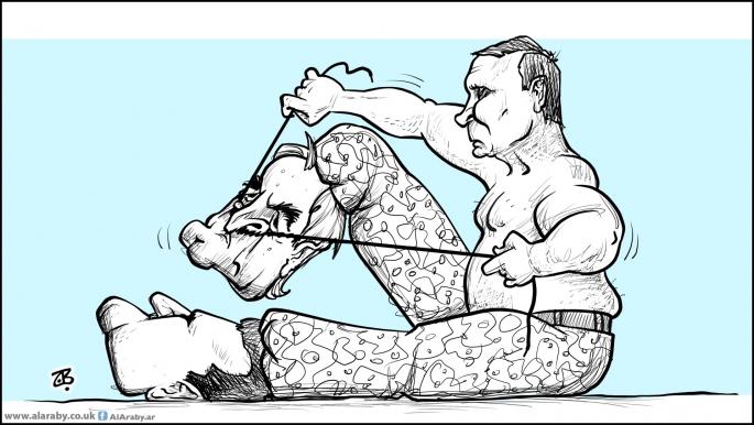 كاريكاتير بوتين حفتر / حجاج