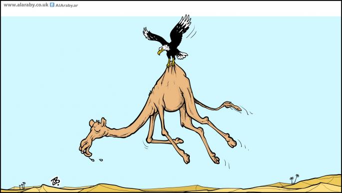 كاريكاتير اميركا والعرب / حجاج