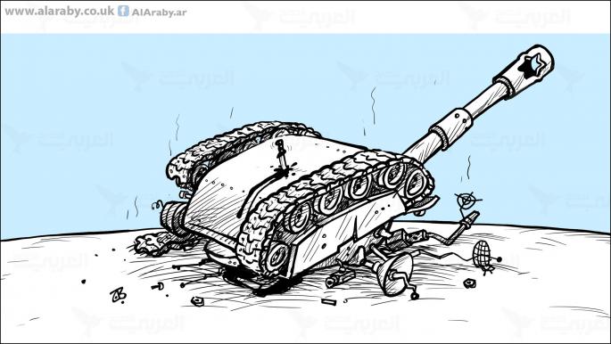 كاريكاتير عمليات الطعن / حجاج