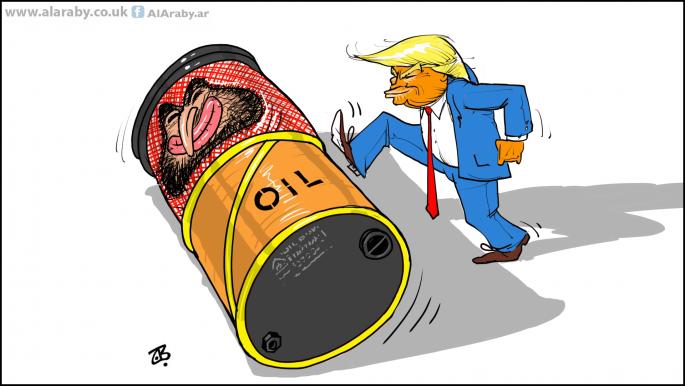 كاريكاتير ترامب والنفط / حجاج