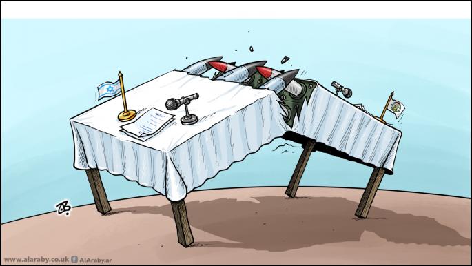 كاريكاتير صواريخ ومفاوضات / حجاج