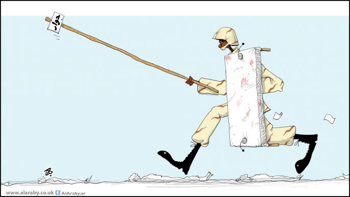 كاريكاتير فض الاعتصام / حجاج