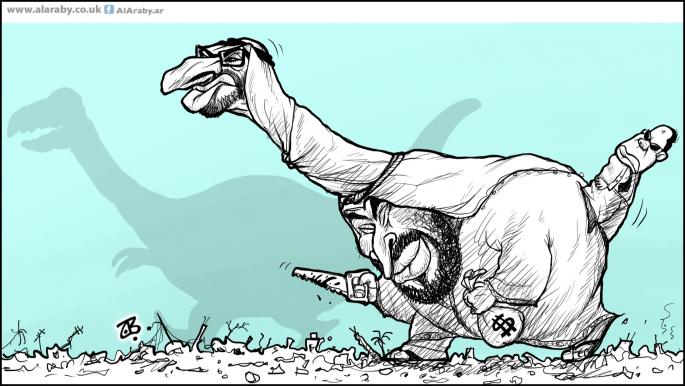 كاريكاتير محور الشر / حجاج