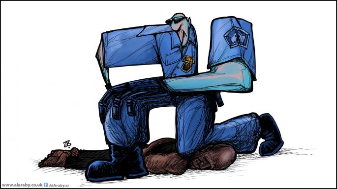 كاريكاتير جوروج فلويد / حجاج