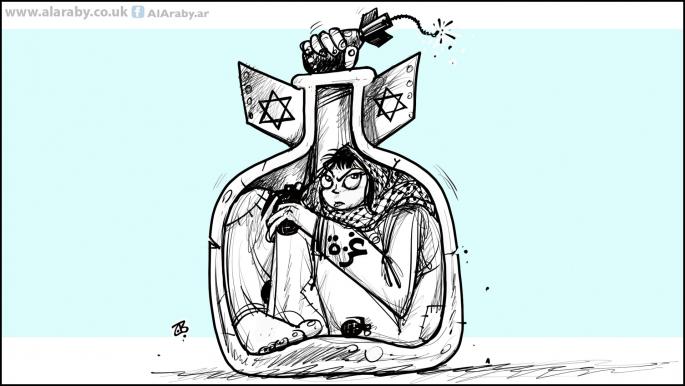 كاريكاتير حصار غزة / حجاج