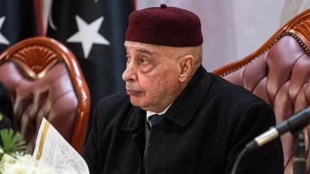 رئيس مجلس النواب الليبي عقيلة صالح - فرانس برس