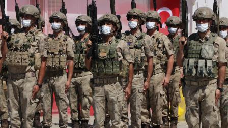 عناصر من الجيش التركي (Adsiz Gunebakan/ الأناضول)