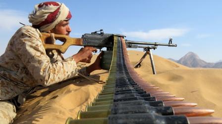 القوات الموالية للحكومة اليمنية بمأرب (فرانس برس)