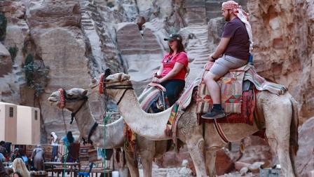 السياحة في البتراء الأردن (فرانس برس)