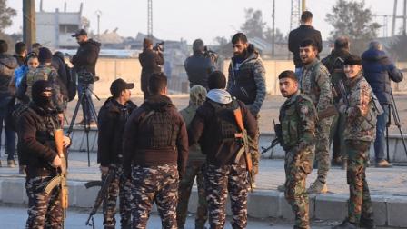 قوات سورية الديمقراطية في محيط سجن غويران-فرانس برس