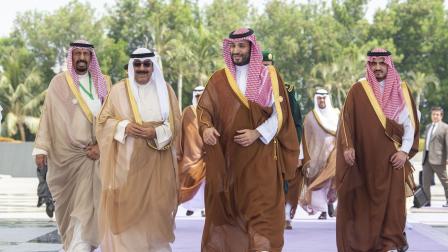 بن سلمان يستقبل القادة المشاركين في قمة جدة-(الأناضول)