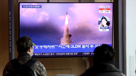 عملية إطلاق صاروخ بكوريا الشمالية (شانغ سونغ جون/ Getty)