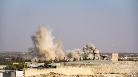غارات جوية على الشمال السوري، إدلب 14 أكتوبر 2023 (رامي السيد/Getty)