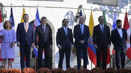 الرئيس الأميركي جو بايدن مع رؤساء من أميركا اللاتينية (الأناضول)