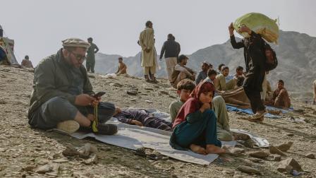 الأفغان المرحلين قسرا من باكستان (فرانس برس)