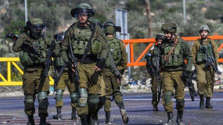 قوات الاحتلال الإسرائيلي في قلقيلية / الضفة الغربية (Getty)