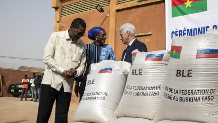 الحبوب الروسية المجانية للدول الأفريقية /بوركينا فاسو (فرانس برس)