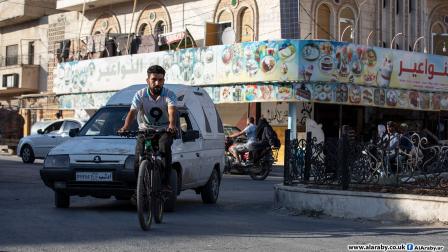 طرقات إدلب تناسب التنقل بدراجة (العربي الجديد)