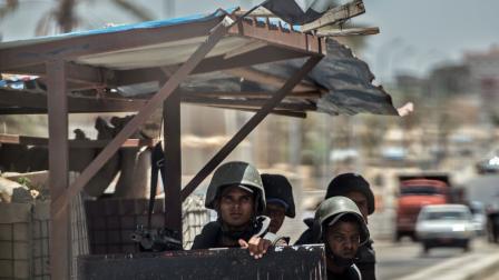 تواجد للجيش المصري في سيناء (خالد دسوقي/ فرانس برس)