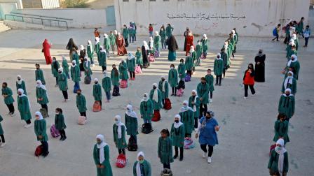 تلاميذ في مدرسة في الأردن 1 (خليل مزرعاوي/ فرانس برس)