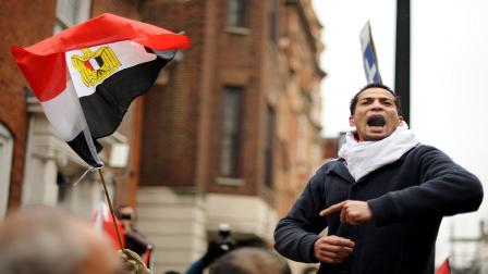 تظاهرة في مصر/Getty