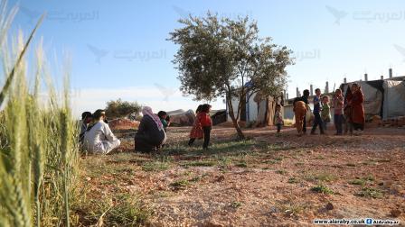 نازحون سوريون في مخيم في الشمال السوري 1 (عامر السيد علي)