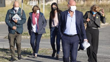 عائلة ريجيني في روما، أكتوبر الماضي (ريكاردو دي لوكا/فرانس برس)