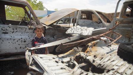 أطفال يمنيون في حرب اليمن (عبد الناصر الصدّيق/ الأناضول)