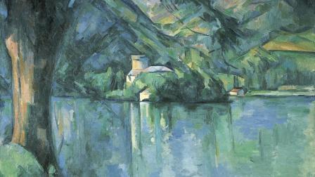 "بحيرة آنسي" لـ بول سيزان، 1896 (Getty)