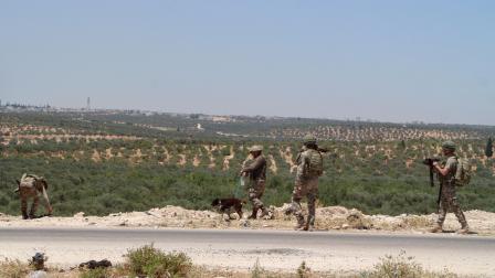 جنود أتراك في محافظة إدلب، يوليو 2020 (إبراهيم يوسف/فرانس برس)
