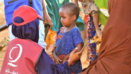 مبادرة لمكافحة سوء تغذية الأطفال في الصومال (قطر الخيرية)