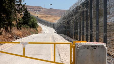  (فرانس برس) سياج اقامه الاحتلال الإسرائيلي في مرتفعات الجولان المحتل 