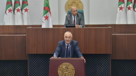 وزير المالية الجزائري خلال مناقشة قانون الموازنة الجديد